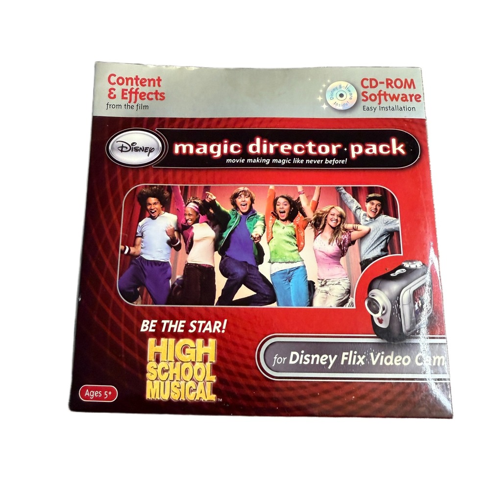Disney High School‎ Musical Magic Director Pack CD-ROM for Flix Video Cam PC